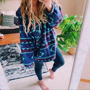boho fleece jacket
